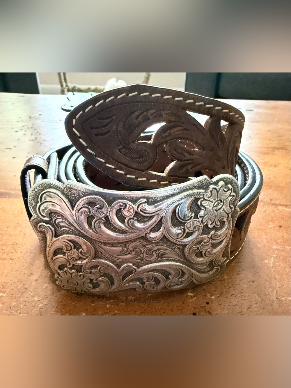 Angel Ranch Filigree Cutout Belt